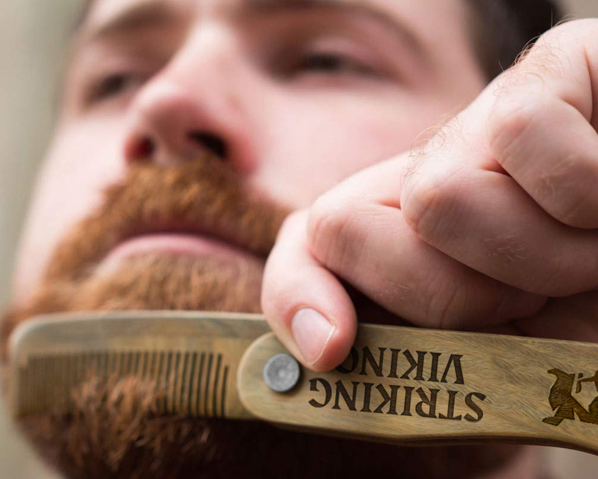 Pocket-Blade Grooming: Striking Viking’s Folding Beard Comb