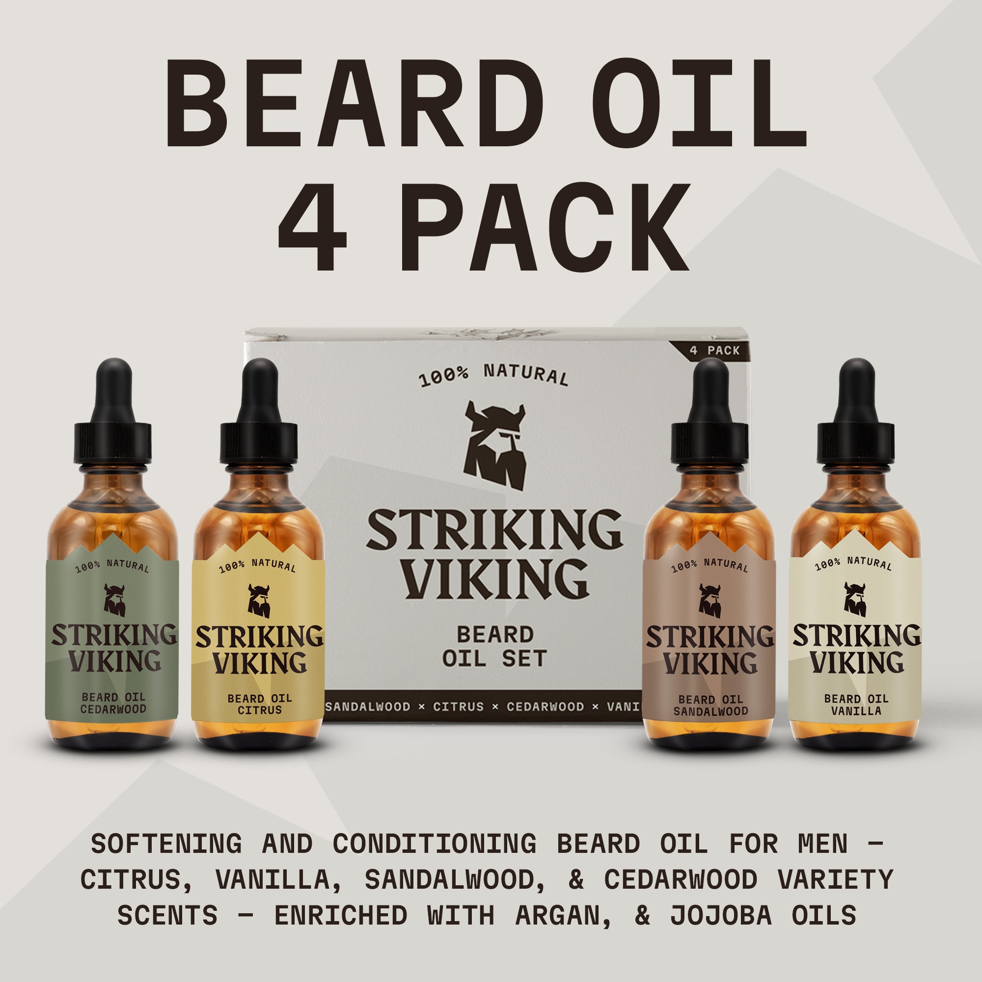 Beard Oil Variety (4 Pack Set)
