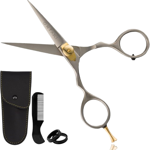ONTAKI Beard & Hair Scissors - Premium Japanese Steel (5.5")