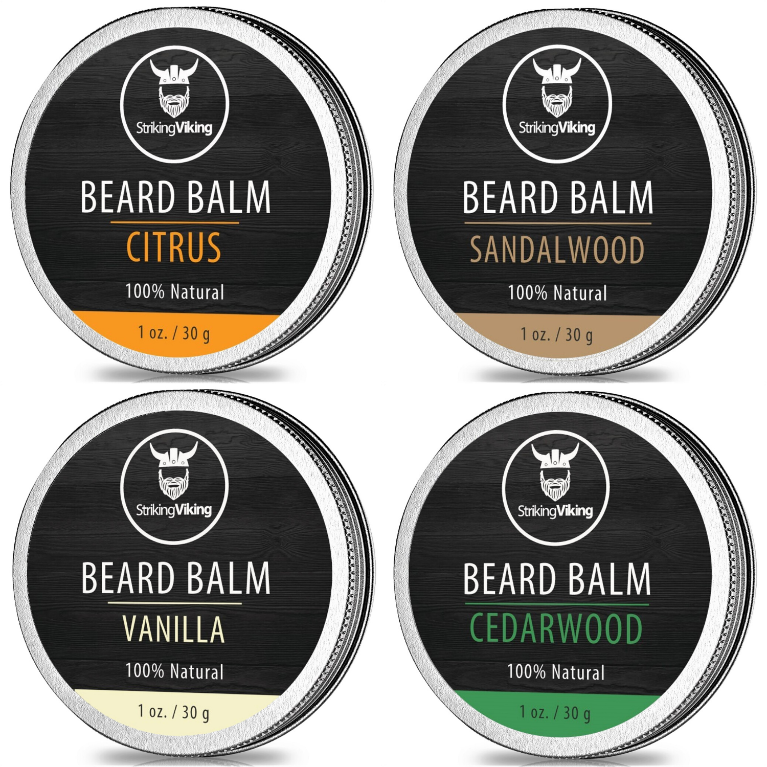 Beard Balm Variety (4 Pack Set)
