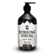 Striking Viking Tea Tree & Biotin Beard Wash Cologne for Clean Fresh Healthy Beard Care