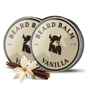 Striking Viking Vanilla Beard Balm 2 Pack with Natural Organic Ingredients for Beard Styling