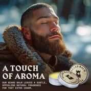 Striking Viking Vanilla Beard Balm 2 Pack with Natural Organic Ingredients for Beard Styling