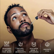 Striking Viking Vanilla Beard Oil with Natural Organic Oils for Soft Healthy Beard Care