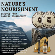 Striking Viking Vanilla Beard Balm 2 Pack with Natural Organic Ingredients for Beard Styling