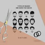 ONTAKI Professional Thinning & Texturizing Scissors Set 6.5 Inch – Japanese Alloy Steel