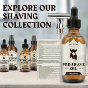 Striking Viking Unscented Pre Shave Oil for Men – Smooth Razor Glide & Skin Protection