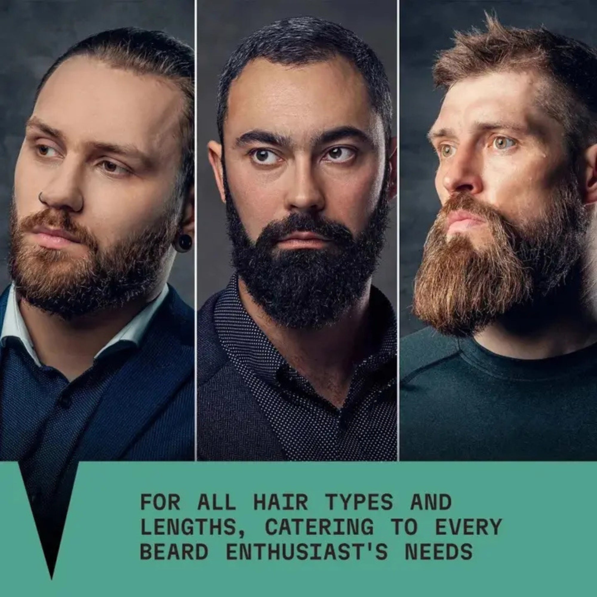 Striking Viking Peppermint & Eucalyptus Beard Shampoo & Conditioner Set for Healthy Beard Care