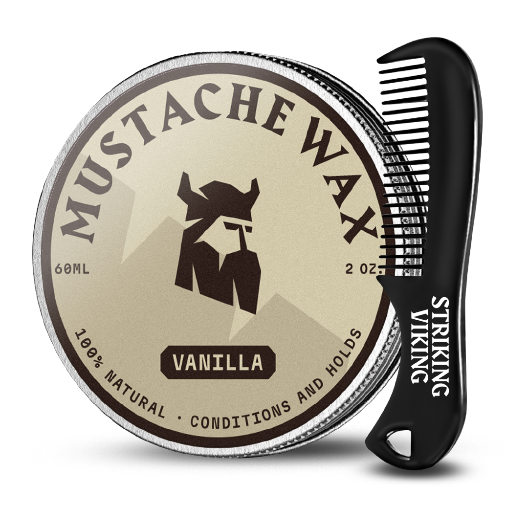 Mustache Wax and Comb