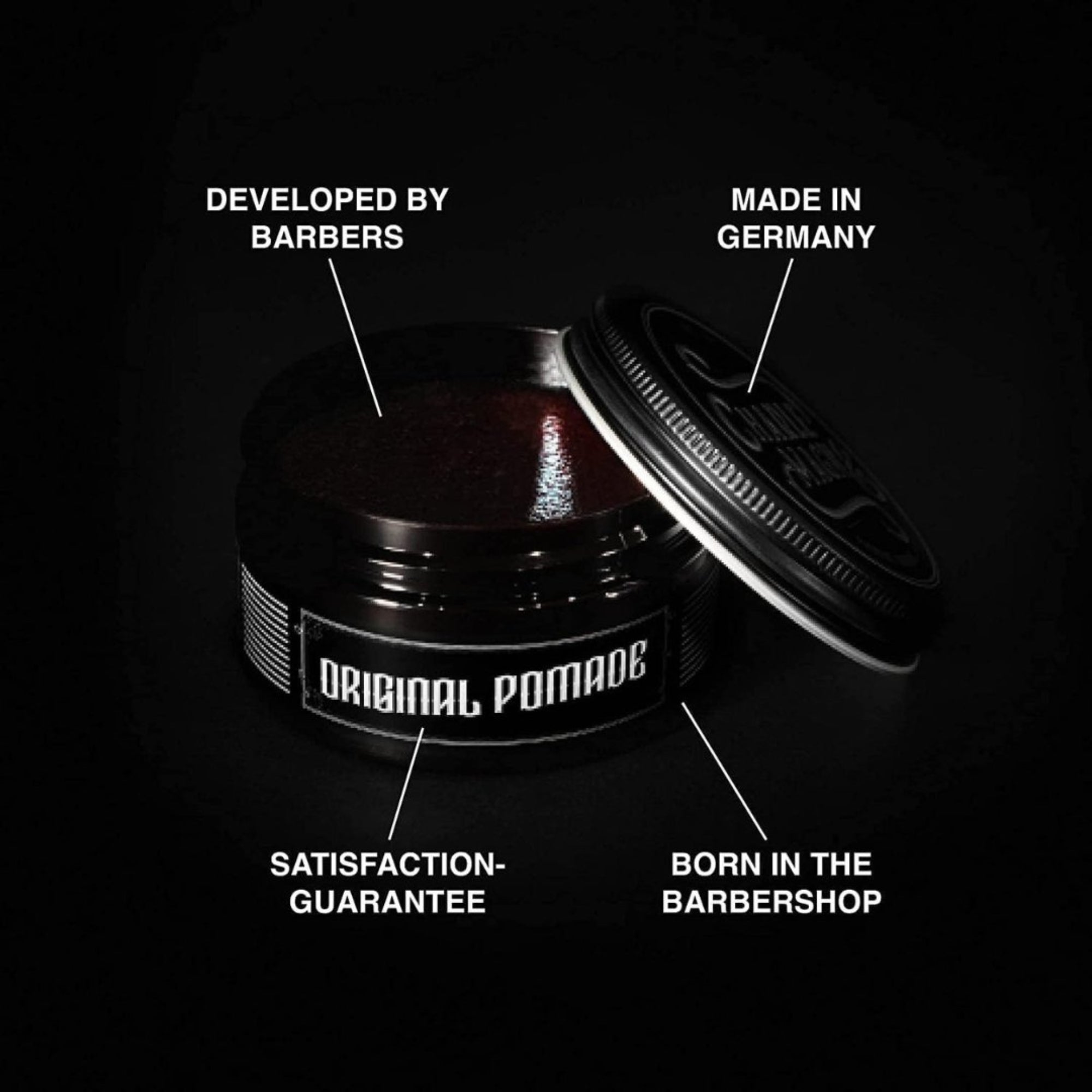 Charlemagne Original Hair Pomade for Men – Strong Hold Water-Based Styling Pomade 100ml