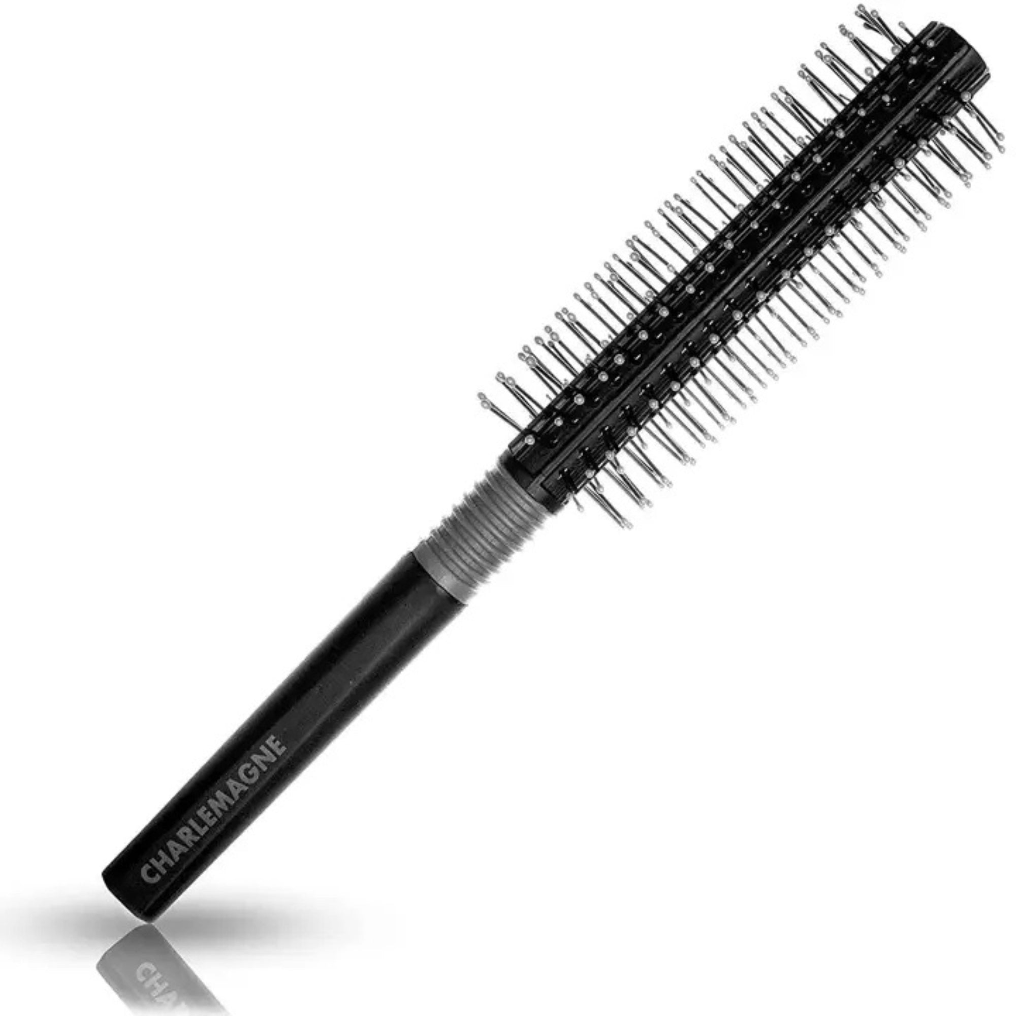 Charlemagne Round Hair Brush for Men – Professional Styling Brush for Volume & Blow Drying