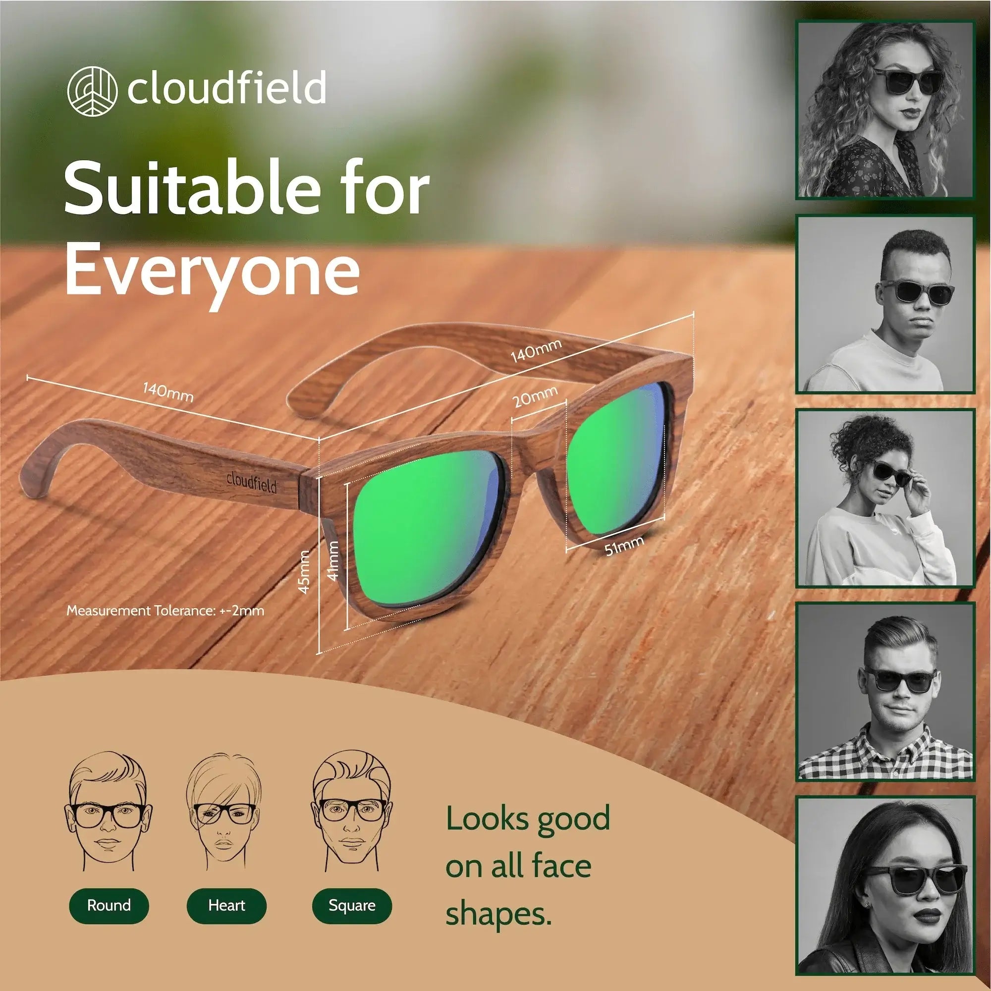 polarized gradient sunglasses