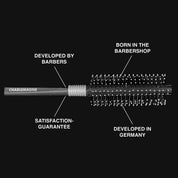 Round Hair Brush - Black