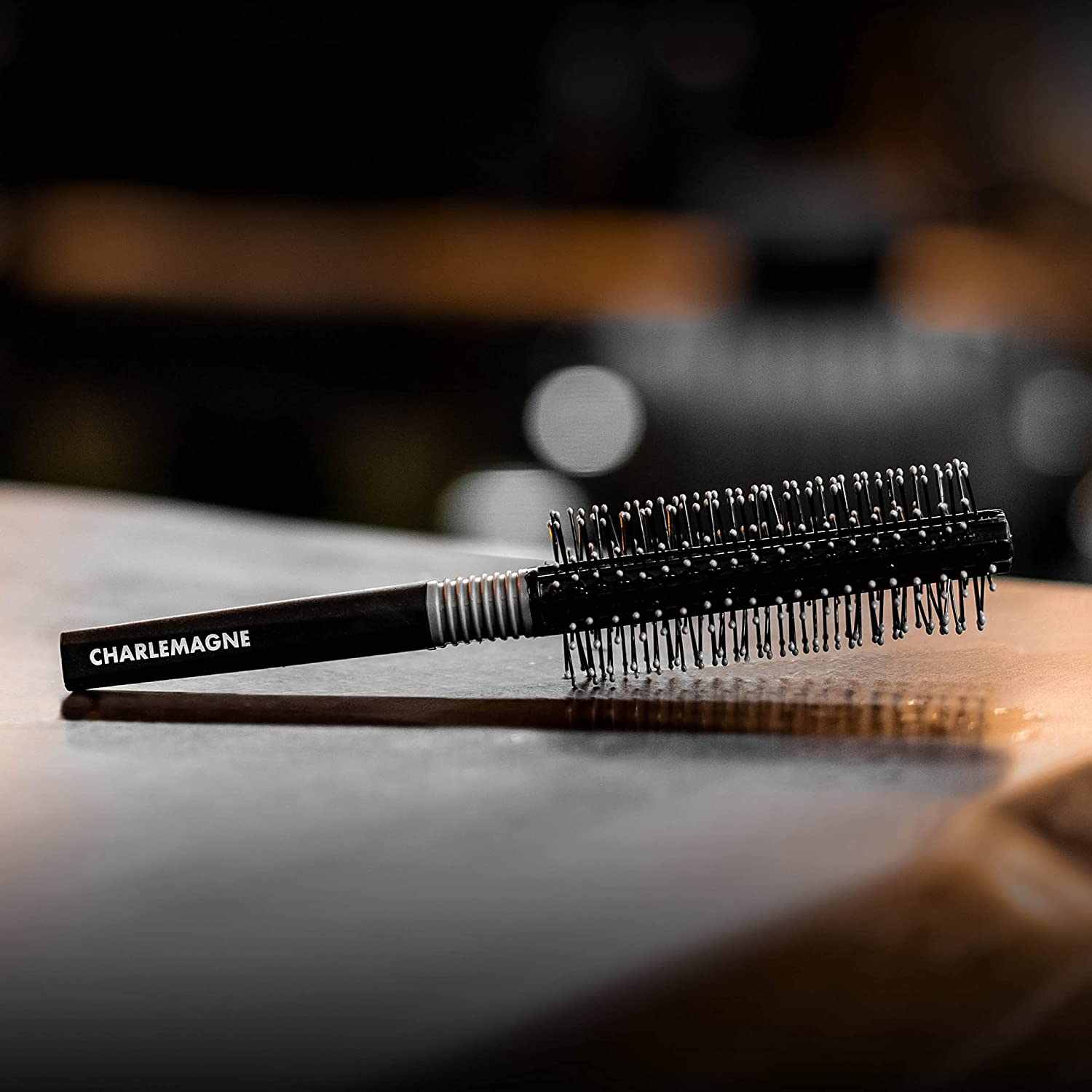 Round Hair Brush - Black