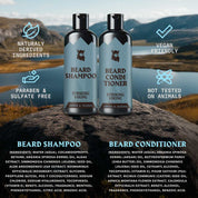 Beard Shampoo & Conditioner Cologne - Argan & Jojoba Oil
