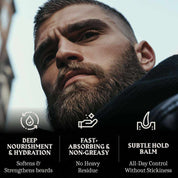 Beard Oil and Balm - Hydration & Styling Kit - Unscented