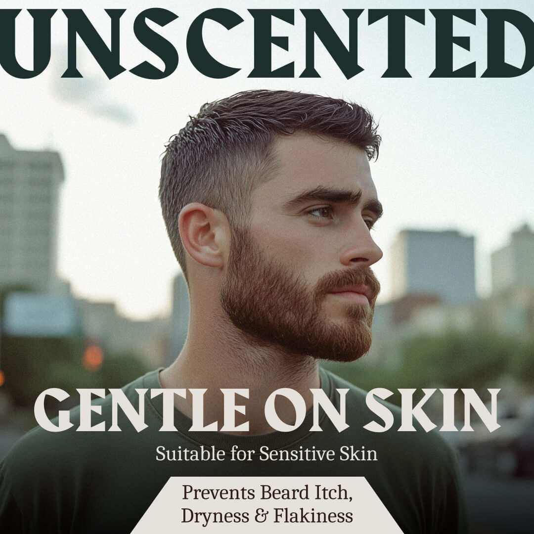 Beard Oil and Balm - Hydration & Styling Kit - Unscented