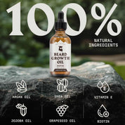 Beard Growth Oil Biotin for Men - Unscented