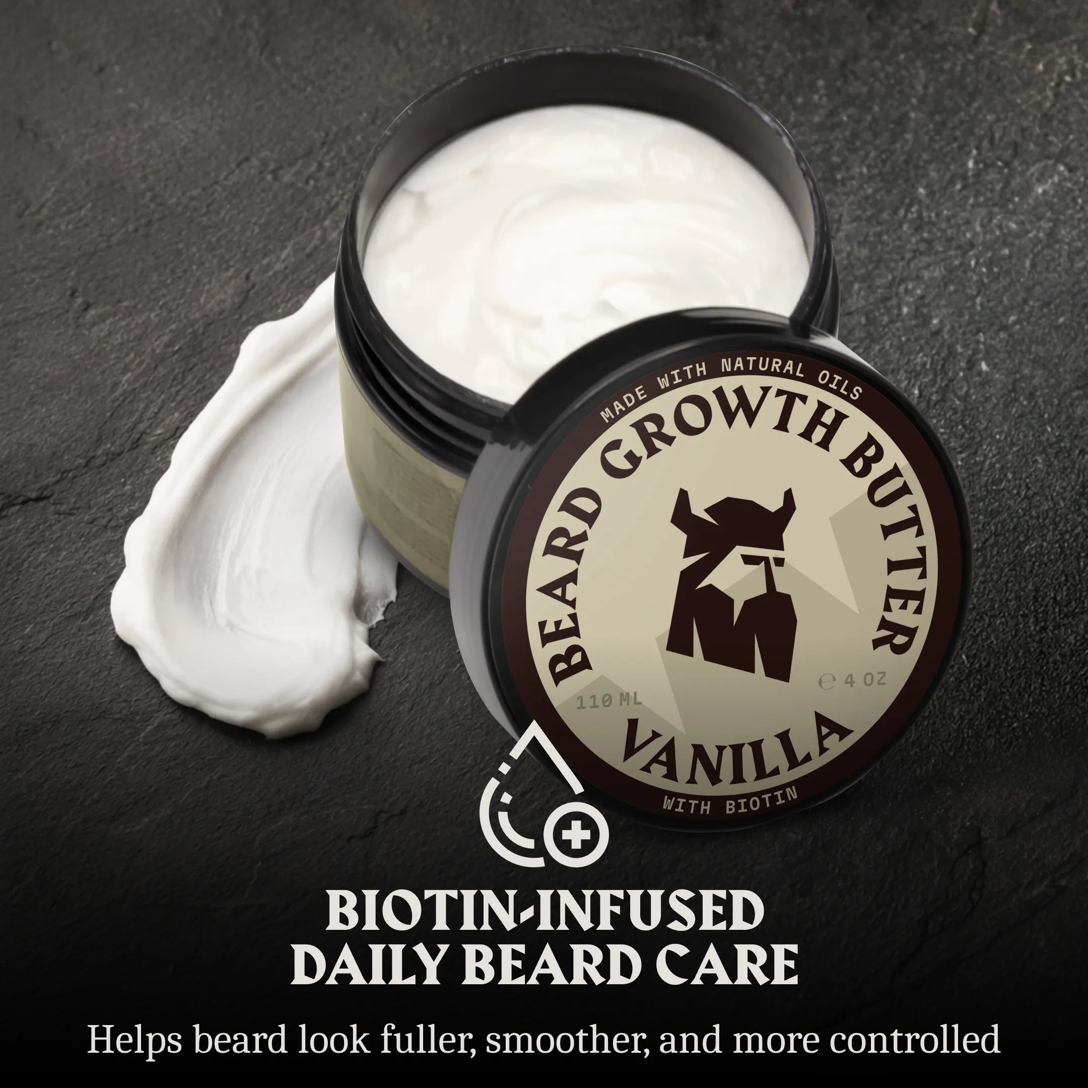 Beard Growth Butter with Biotin | Vanilla