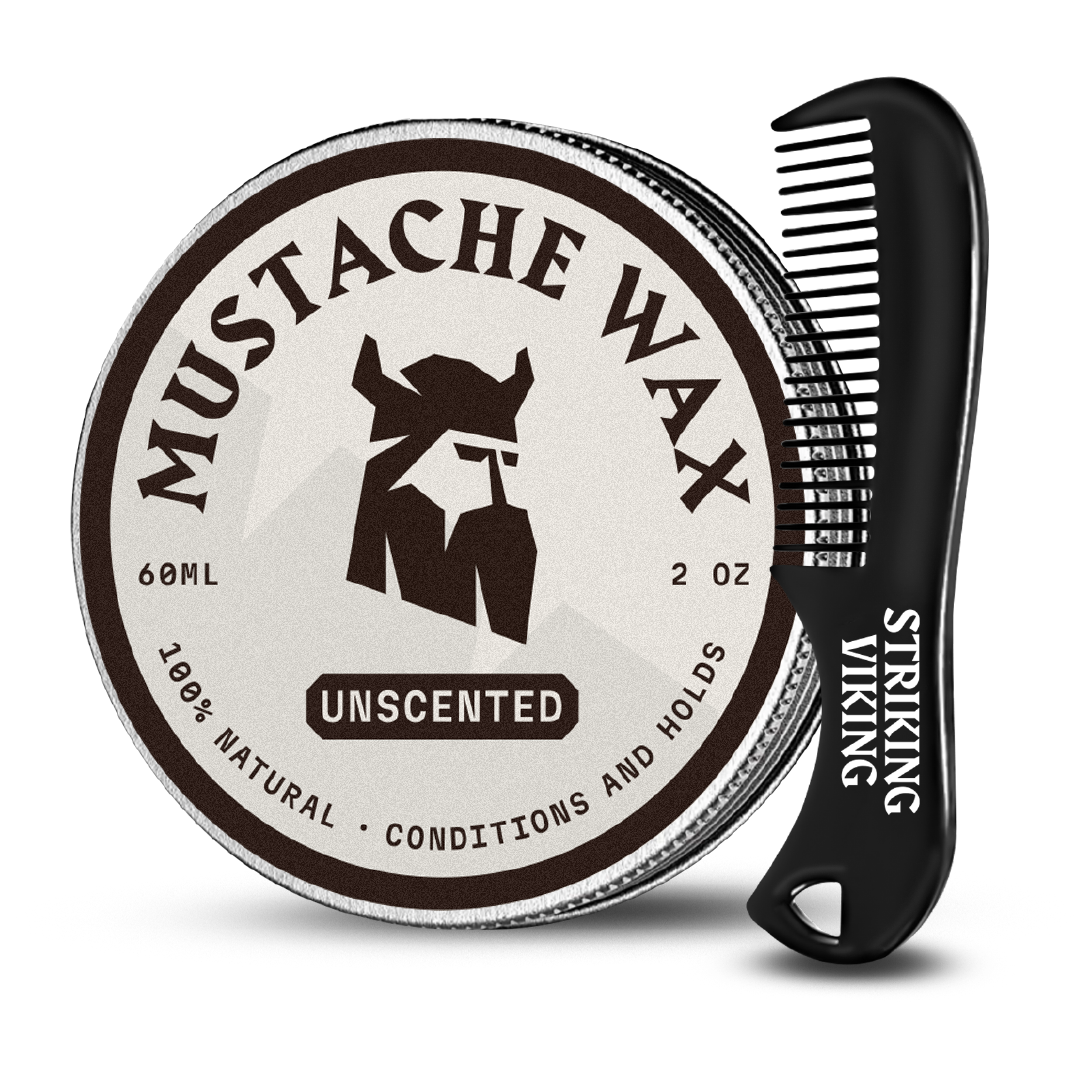 Mustache Wax and Comb