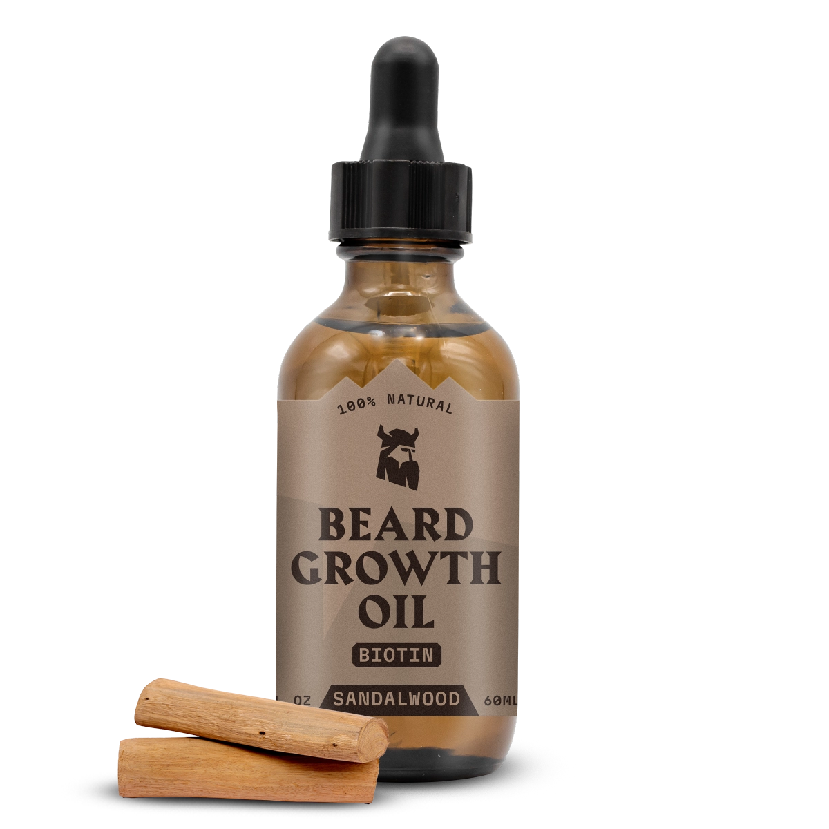 Beard Growth Oil Biotin (Sandalwood)