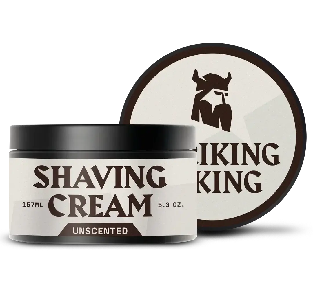 Shaving cream for men, unscented, 157ml, Striking Viking.
