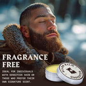 Beard Balm Unscented for Sensitive Skin and Customized Scent Preferences