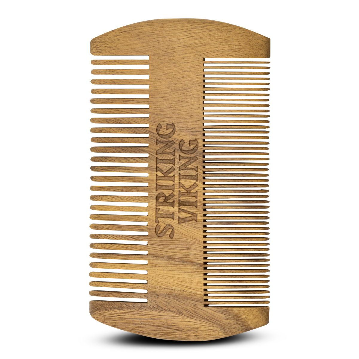 Sandalwood Wooden Beard Comb (Black)