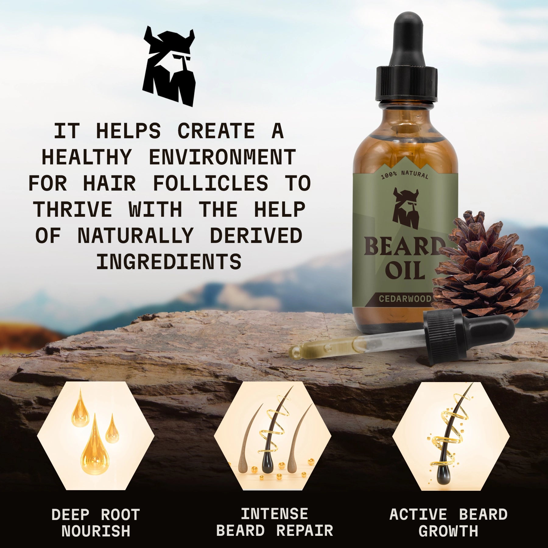 Cedarwood Beard Oil All Natural Beard Oil Cedar Pine Scent