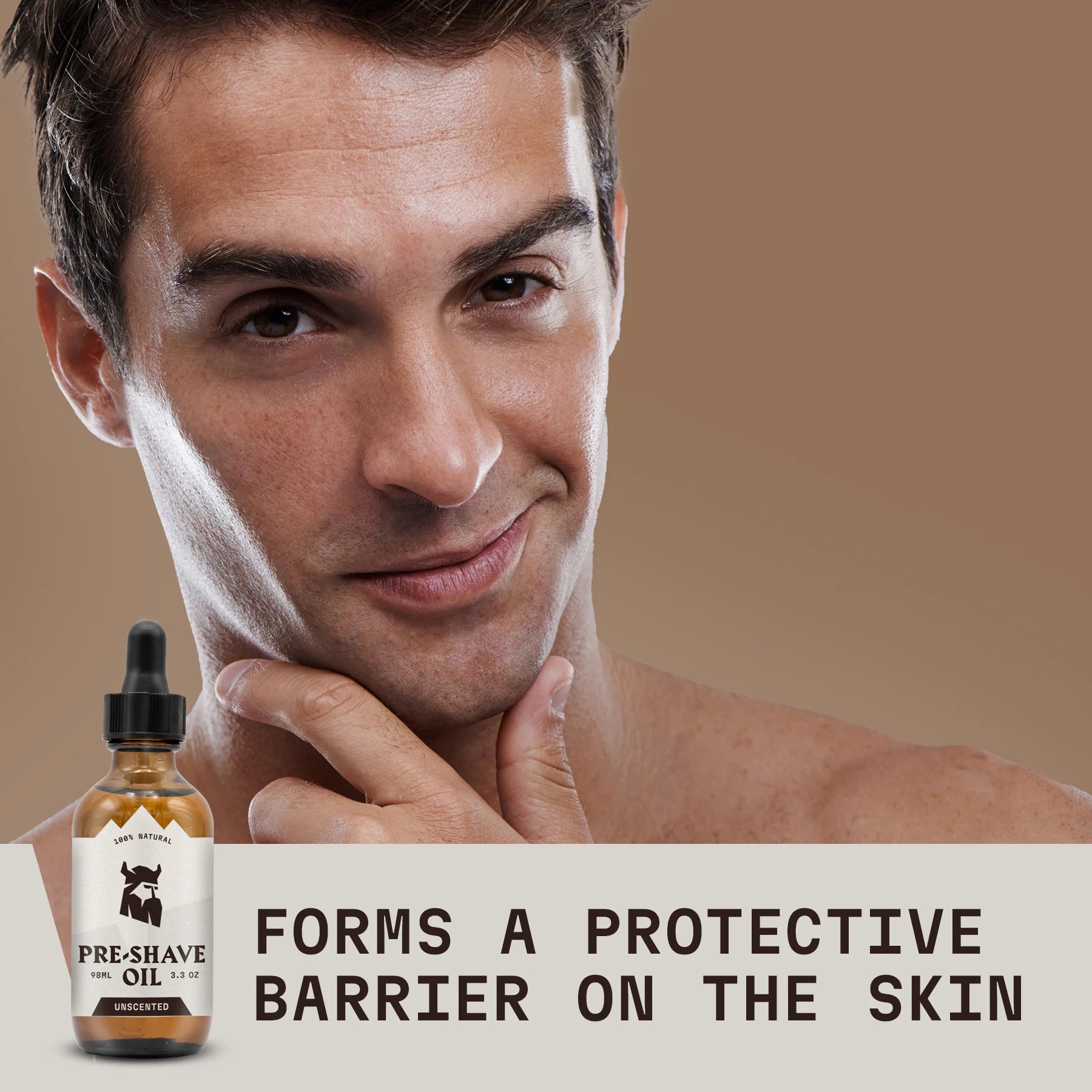 Pre Shave Oil for Men (Unscented)