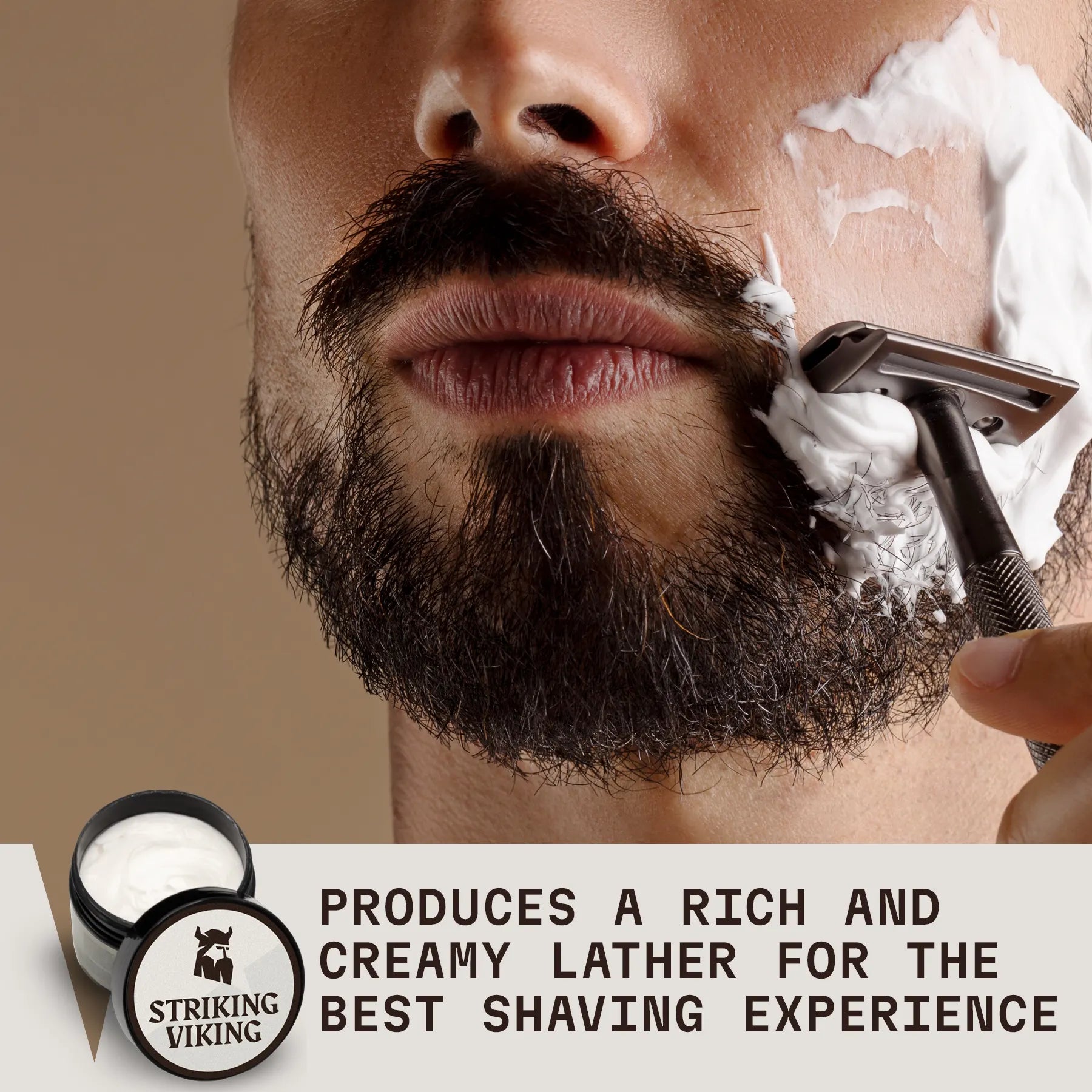 Shaving Cream for Men (Unscented)