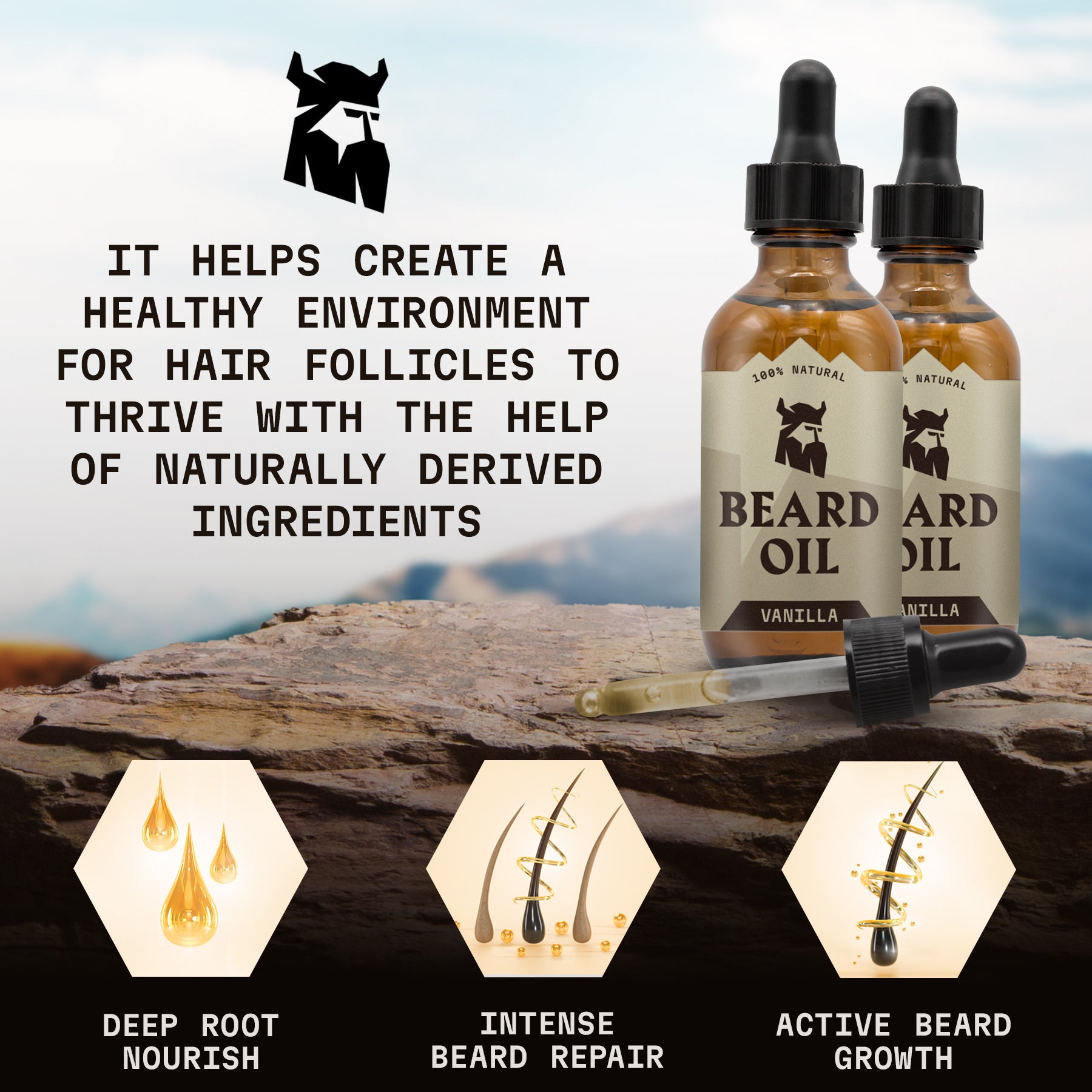 Vanilla Beard Oil 2 Pack