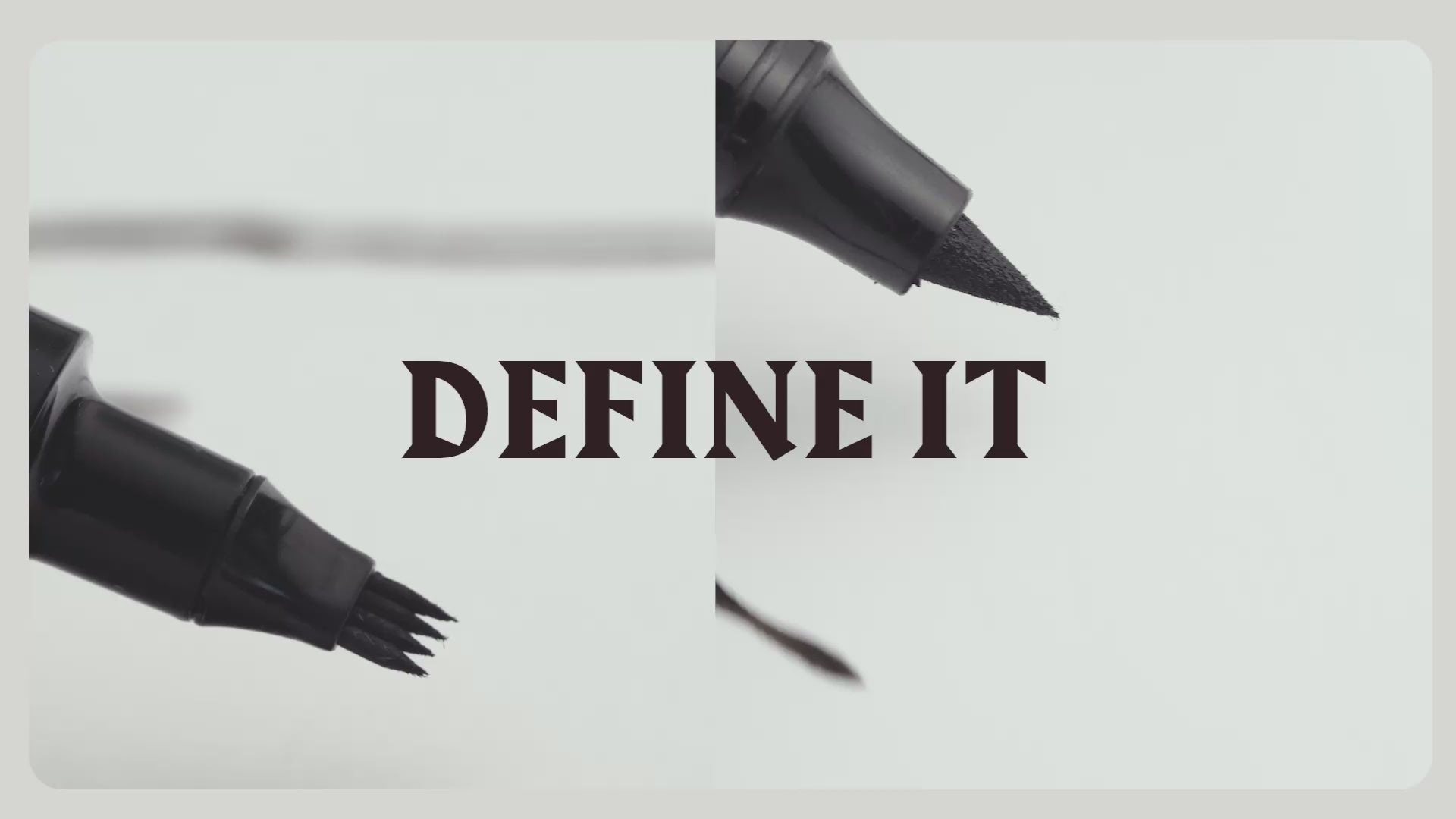 Beard Filler Pen - Dual Tip Pencil & Brush showing precision dual-tip for filling and defining beard gaps.