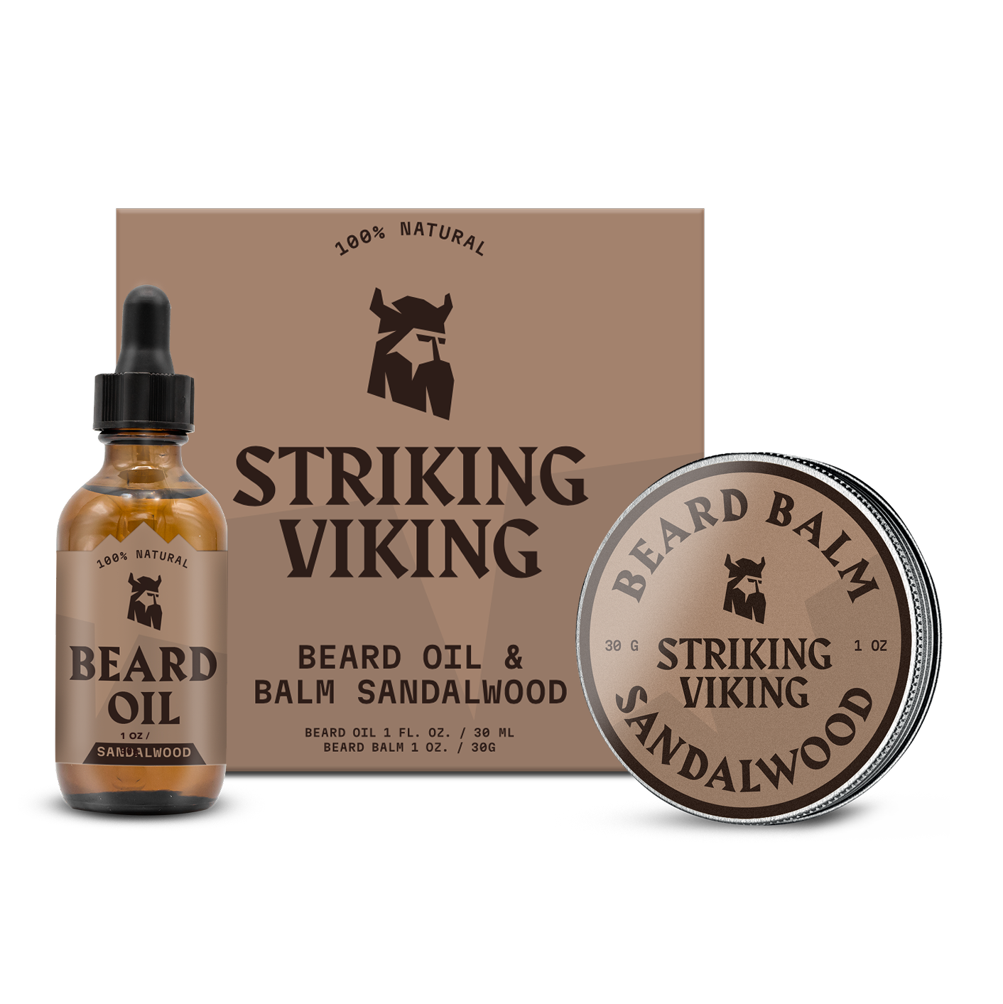 Beard Oil and Balm - Sandalwood