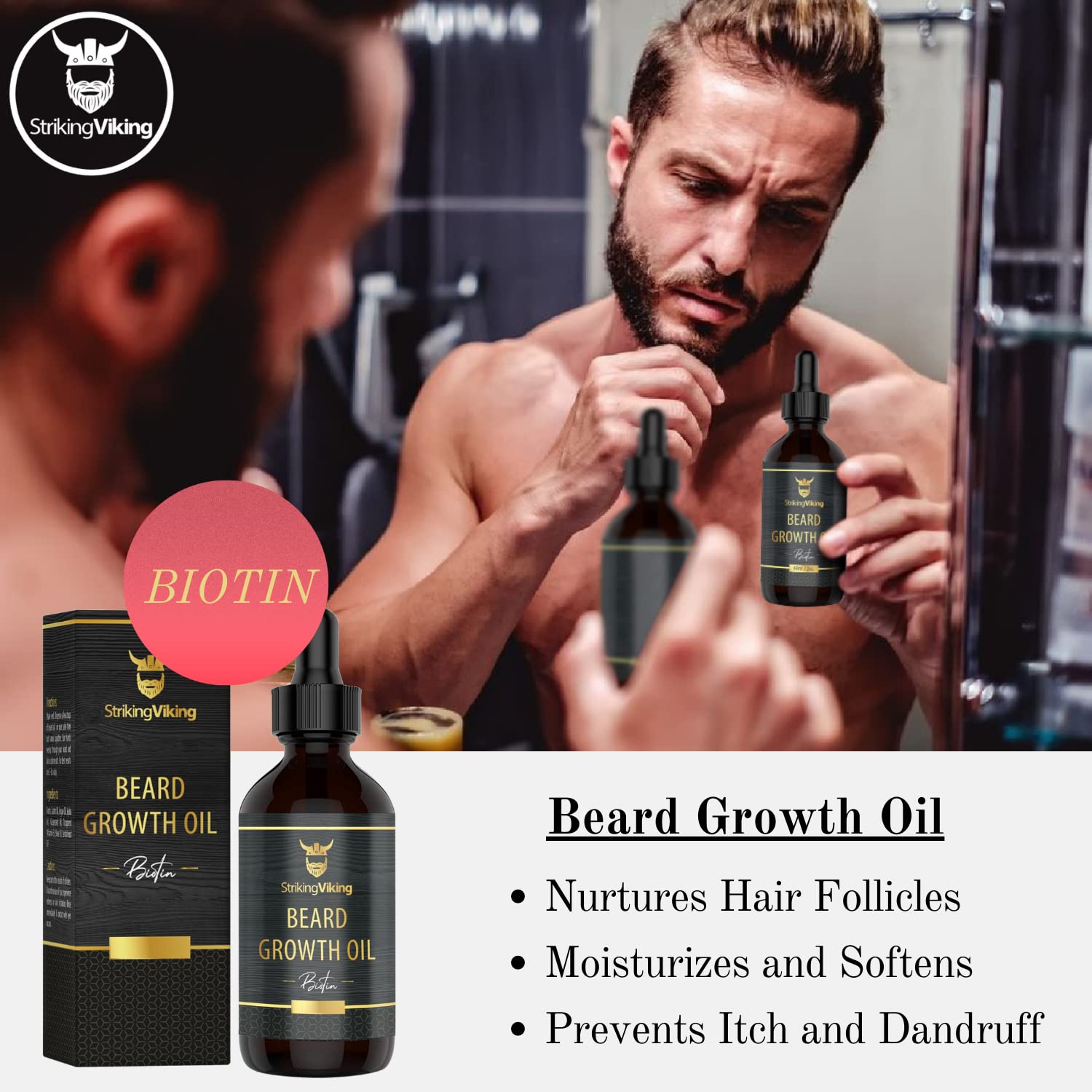 beard growth oil for men
