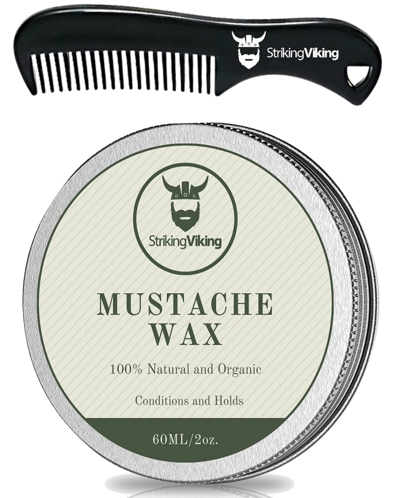Viking Revolution Mustache Wax 2 Pack - Beard & Brazil